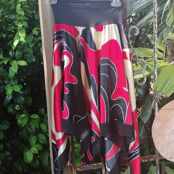 Lucca pre Y2K vintage sexy handkerchief skirt XSmall - Picture 6 of 6